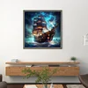 Sea Boat - 11CT Stamped Cross Stitch 40*40cm