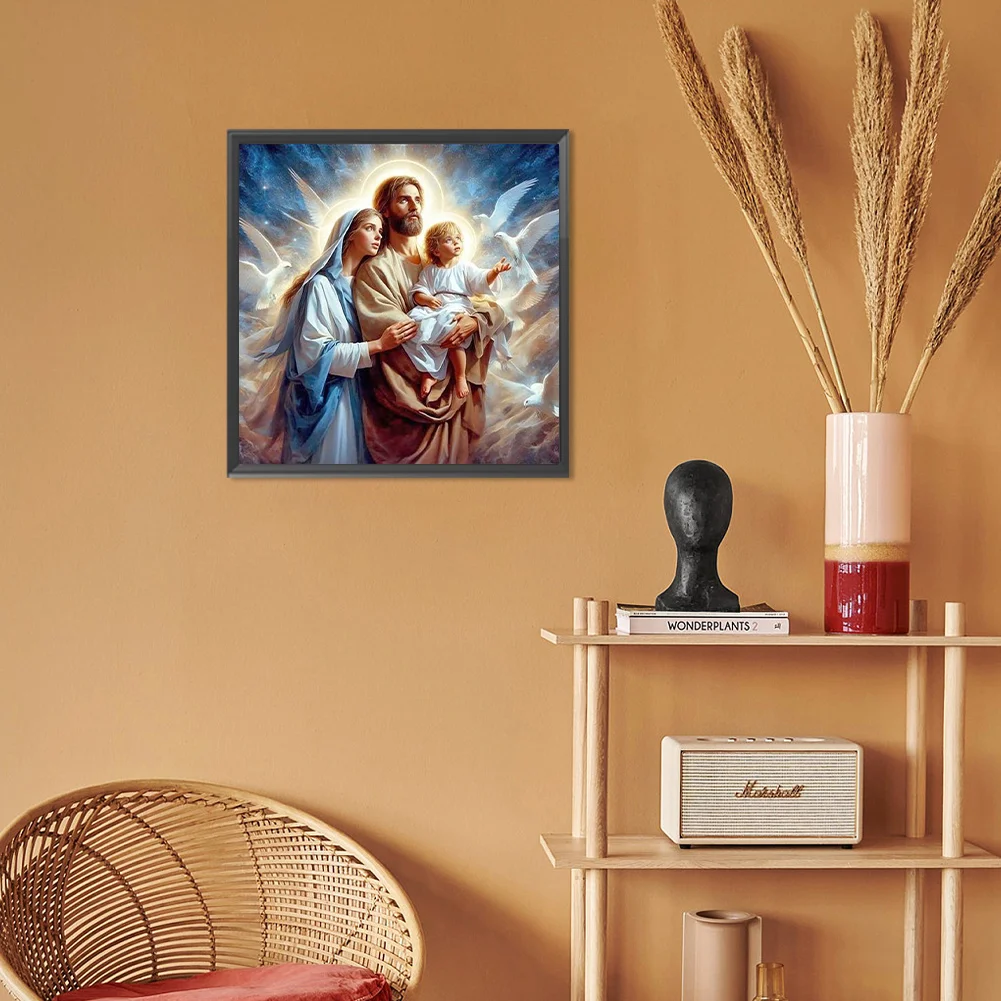 Diamond Painting - Full Round Drill - The Jesus Family(Canvas|30*30cm)