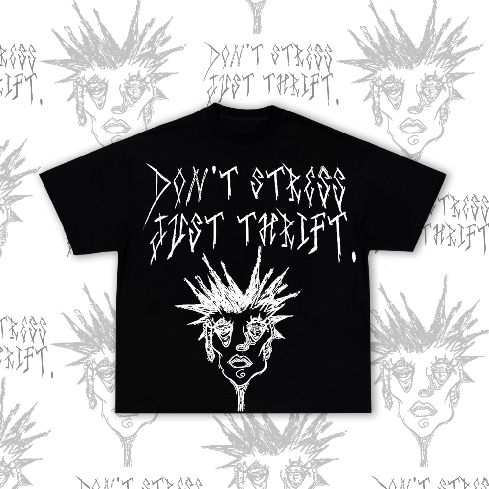 Loveciss®/ Don’t Stress Print Short Sleeve T-Shirt