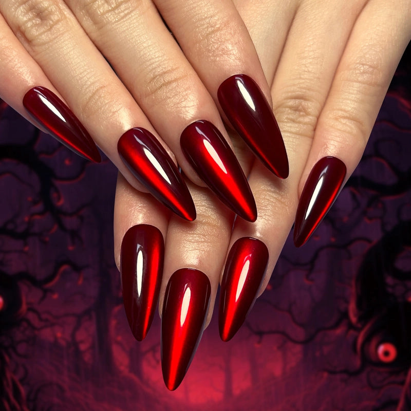 Halloween Cool Style Blood Stains Press-on Nails 1 Set