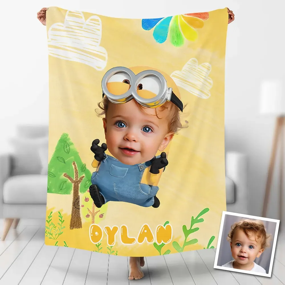 Custom Blanket Personalized Minime Pillow Makemesurprise