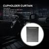 Center Console Panel ABS PC TPU Drink Armrest Cup Cover Black for VW 3C B6 B7 CC