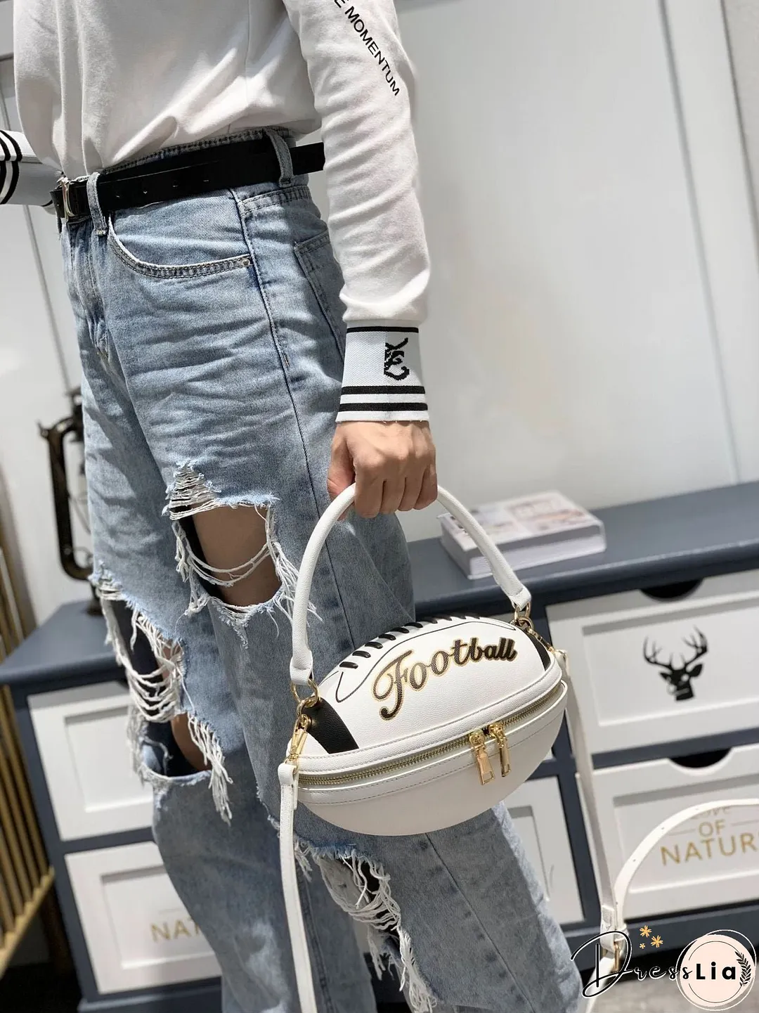 Paziye Ball Shaped Purse Cross Body Handbag Messenger Bag Tote