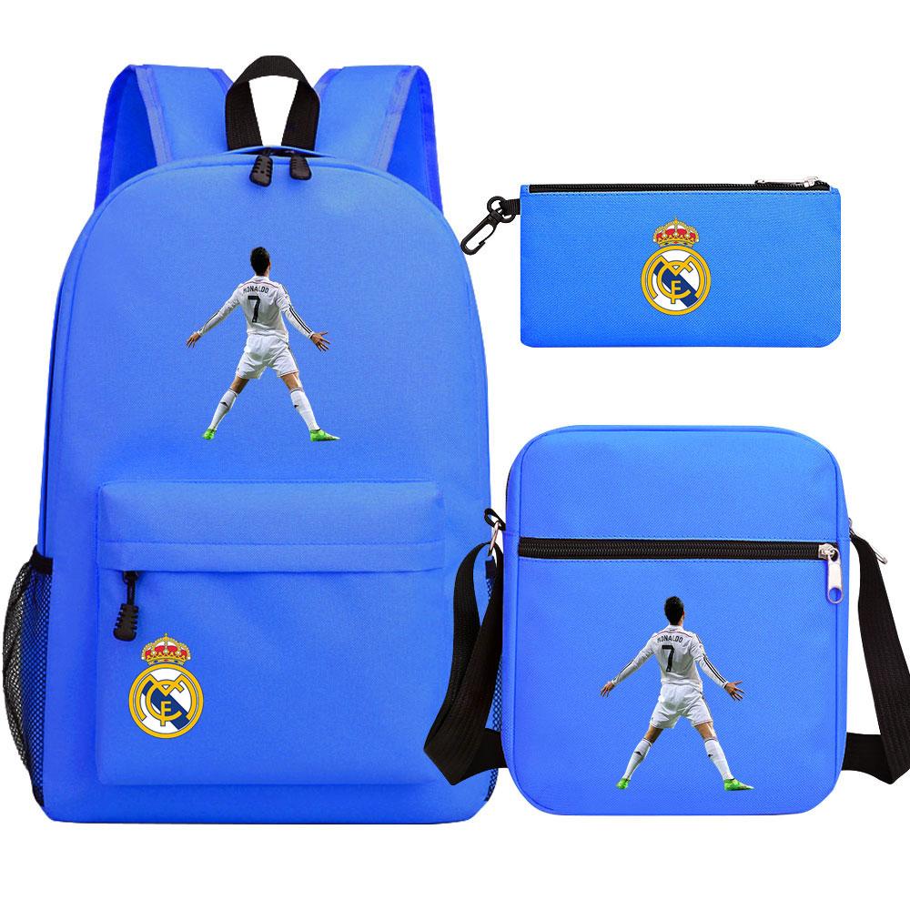 Mayoulove Cristiano Ronaldo Kids Backpack Lightweight Design Perfect for School and Outdoor Activities-Mayoulove