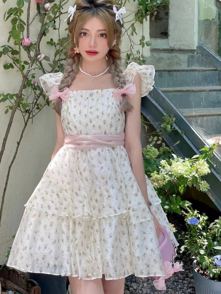 Aiertu - Flower for a Wedding Dress Kawaii Academia Y2K Cottagecore Coquette Fairycore Dollette Princesscore Aiertu