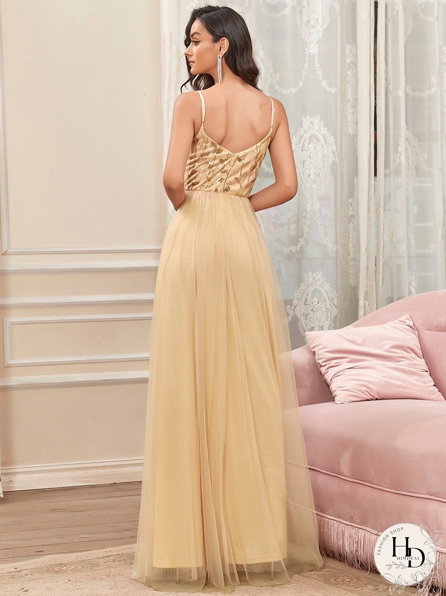 Adorable A Line Silhouette Floor Length Wholesale Evening Dress FS