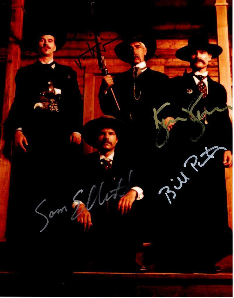 Val Kilmer Paxton Elliott Russell signed 11x14 Photo Poster painting autographed includes COA