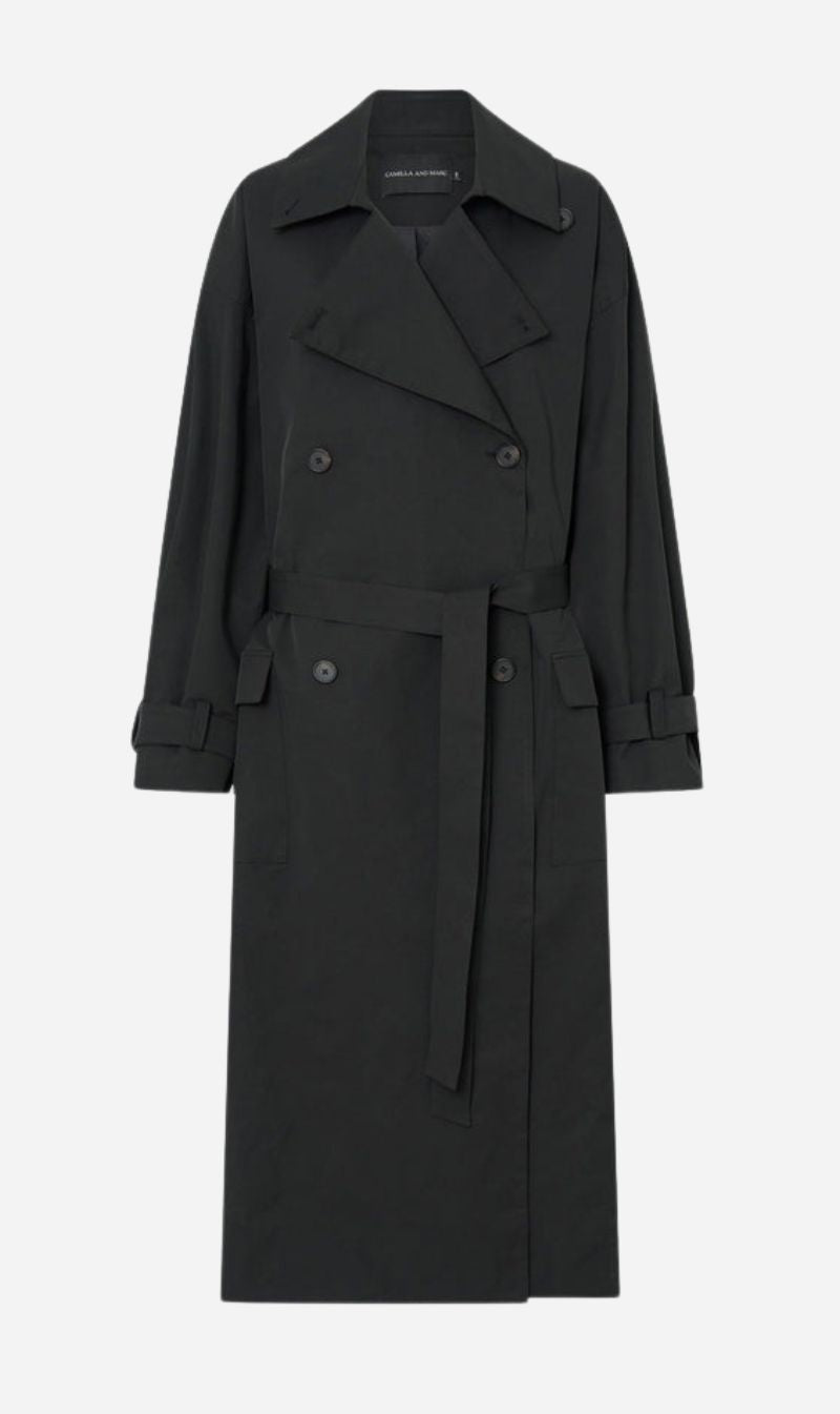 Camilla and Marc | Nemesia Trench - Black