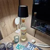 Wine Bottle Lamp, 2024 New Wireless Bottle Lamp - 3 Colors Stepless Dimming Touch Portable Cordless Table Lamp, LED Rechargeable Dimmable Bottle Table Lamp