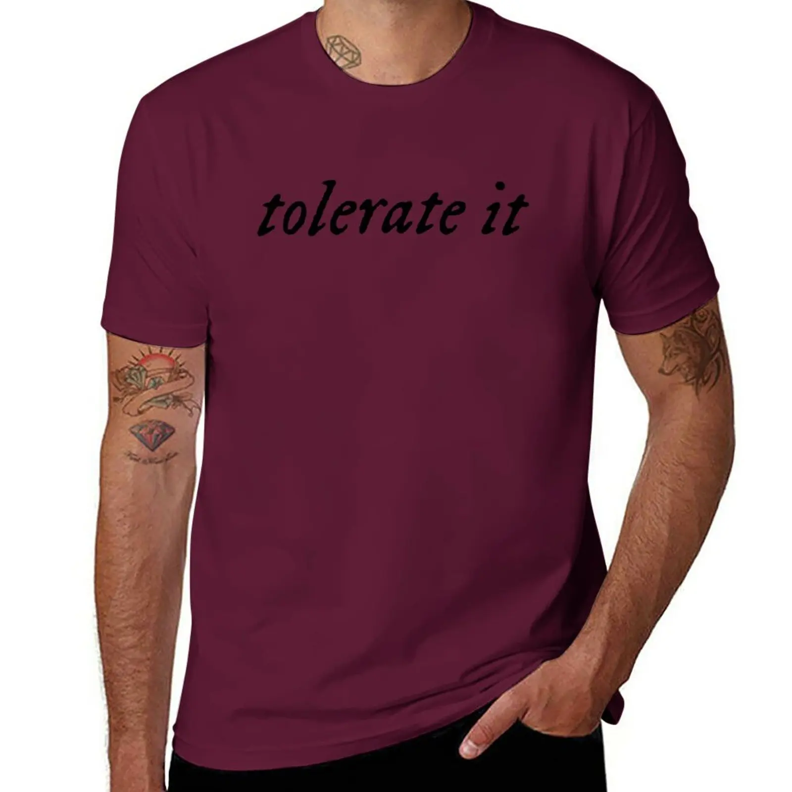 Cricsball tolerate it T-Shirt aesthetic clothes anime clothes mens t shirts pack