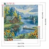 Diamond Painting-DIY Full Round Drill LAKE(40*40 CM)