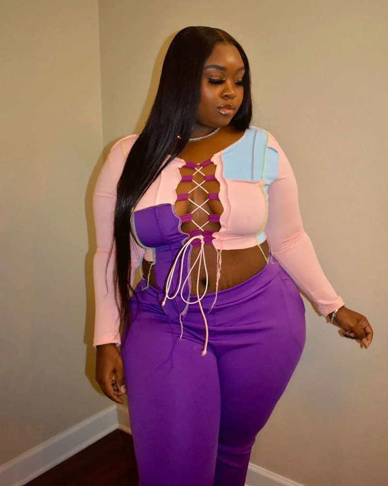 Groovy kind of girl pant set