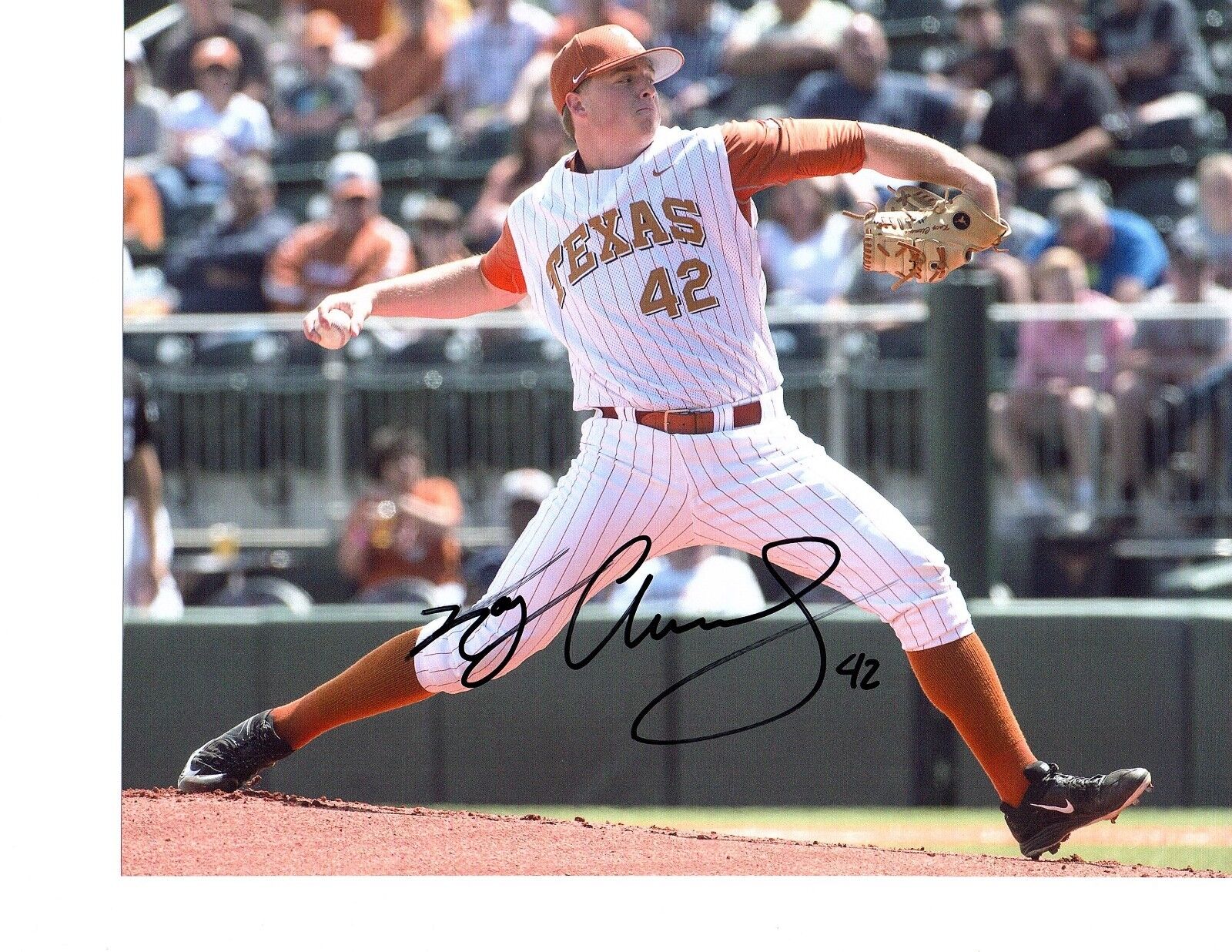 Kacy Clemens Texas Signed 8x10 Photo Poster painting Autographed Blue Jays Prospect baseball