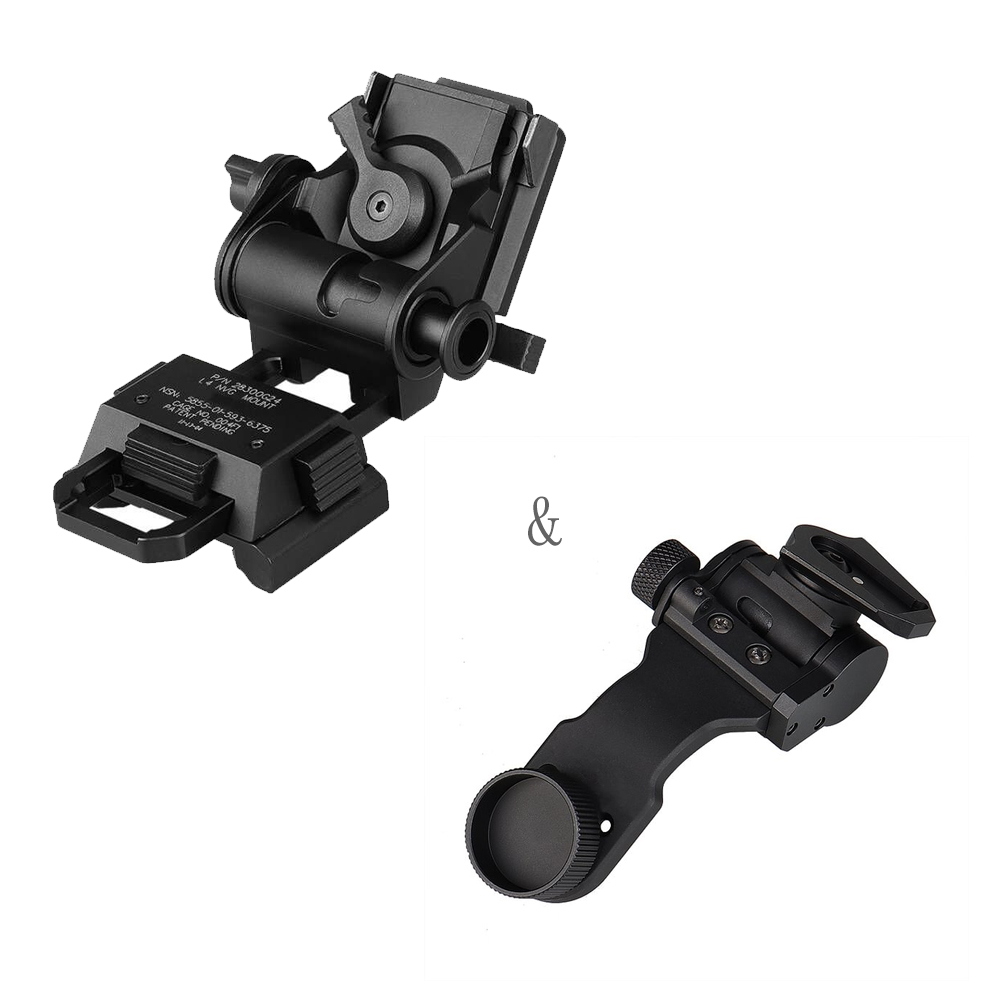 YSS J-ARM headset Helmet Adapter Fit For  PVS-14 + L4 G24 Mount -Ar 15 Scope/PVS-18 Helmet Adapter - HaikeWargame