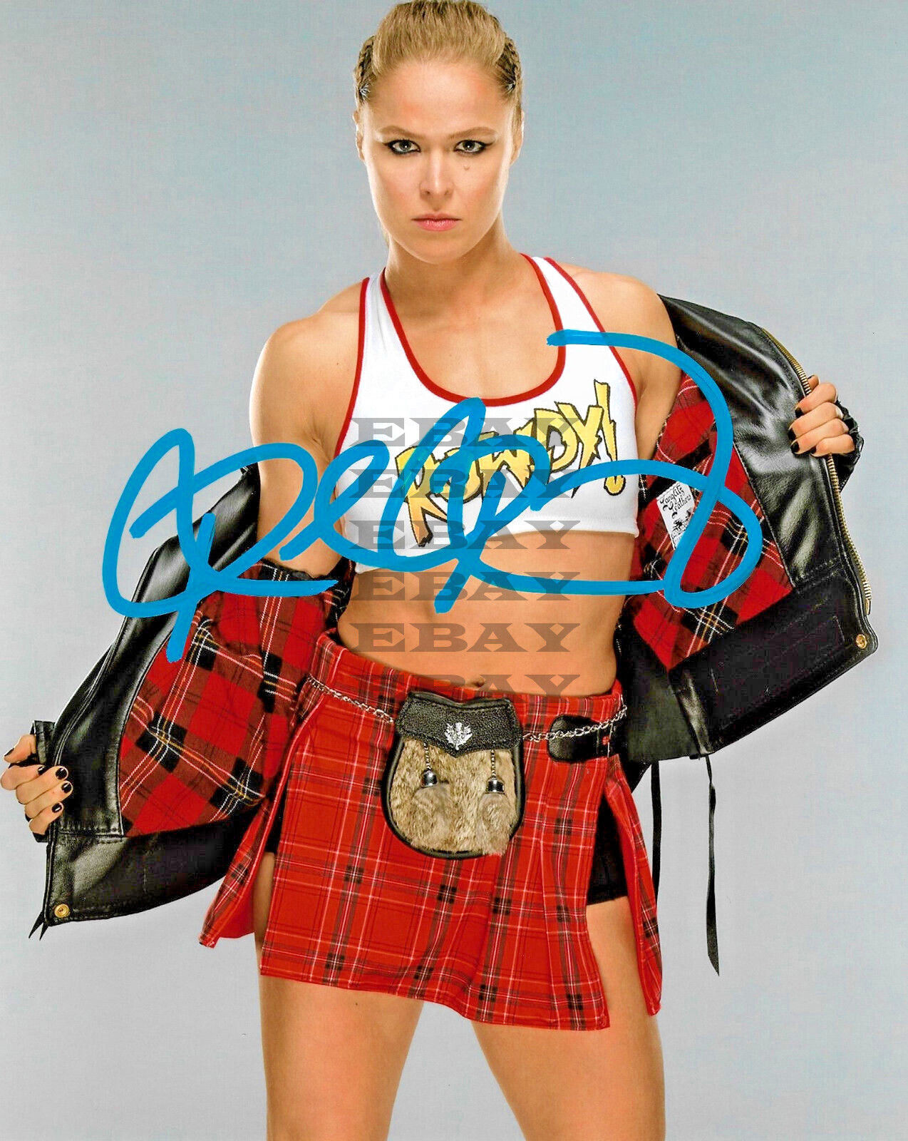 WWE RONDA ROUSEY Signed 8x10 autographed Photo Poster painting Reprint