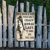 Once Upon A Time There Was A Crazy Horse Lady It Was Me - Vintage Metal Signs - 20*30cm/30*40cm - Western&Warning
