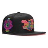 Mitchell & Ness Color Bomb Charlotte Hornets 5 Years Patch Hat - Black