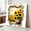 Sunflower Breakthrough-Paint by Numbers Acrylic Painting 40*40CM