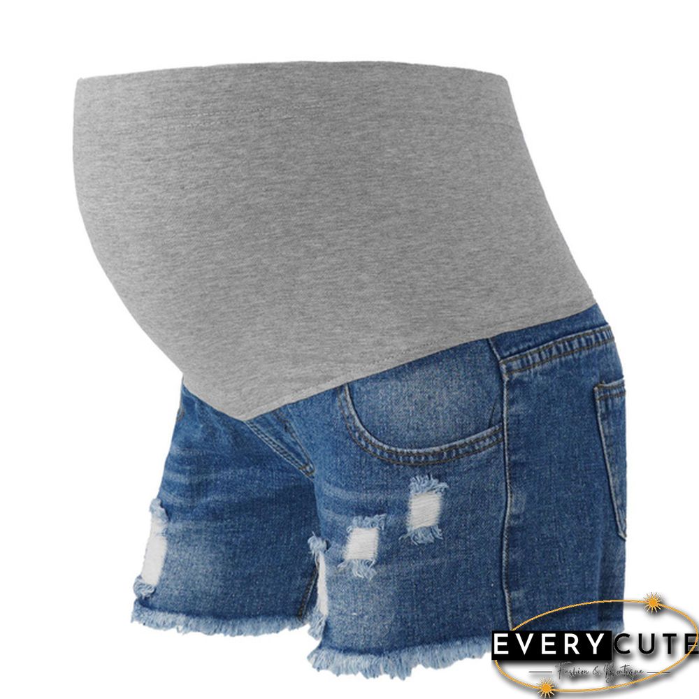 Pregnant women's Denim Shorts Summer Pregnant Casual Short For Women Pregnacy Shorts