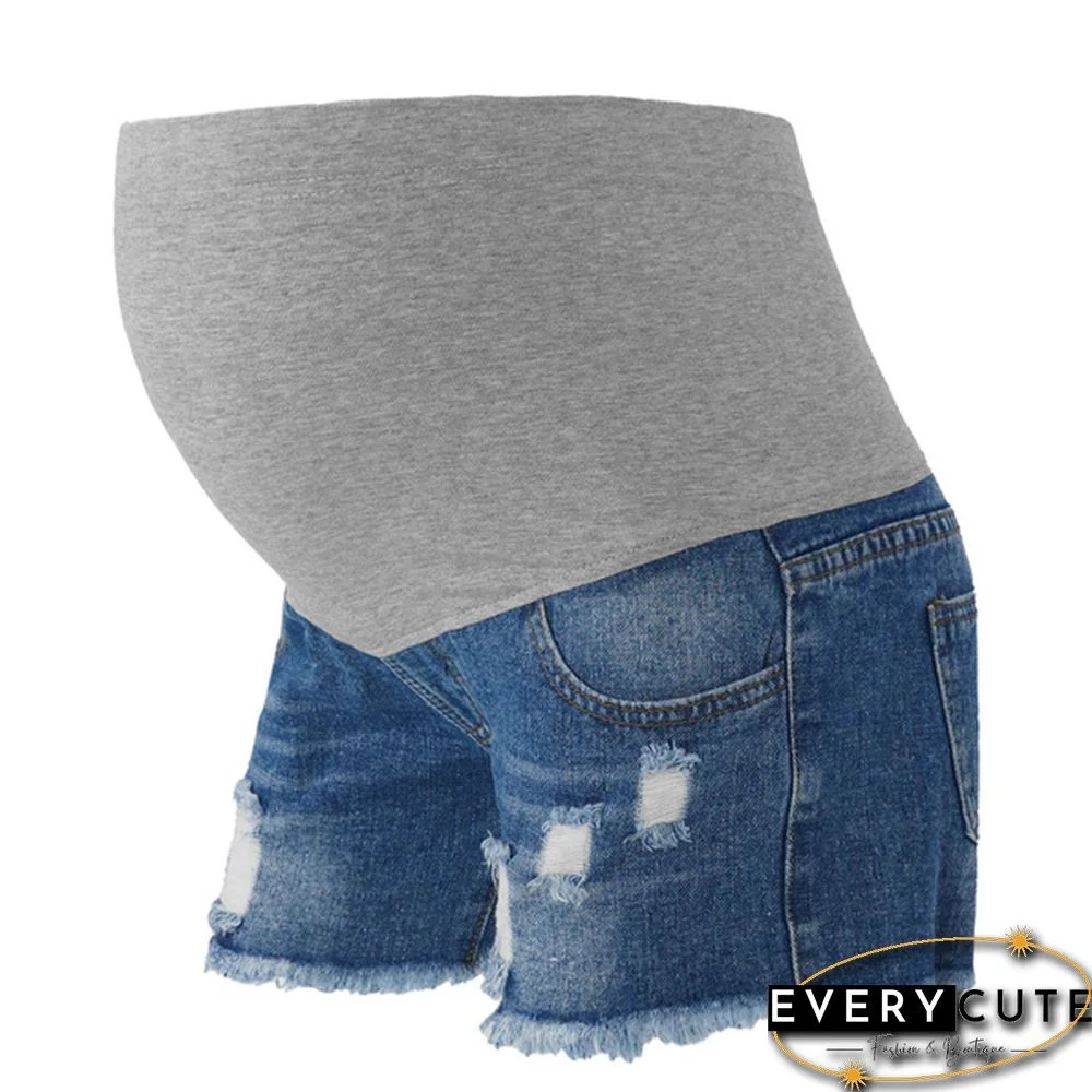 Pregnant women's Denim Shorts Summer Pregnant Casual Short For Women Pregnacy Shorts
