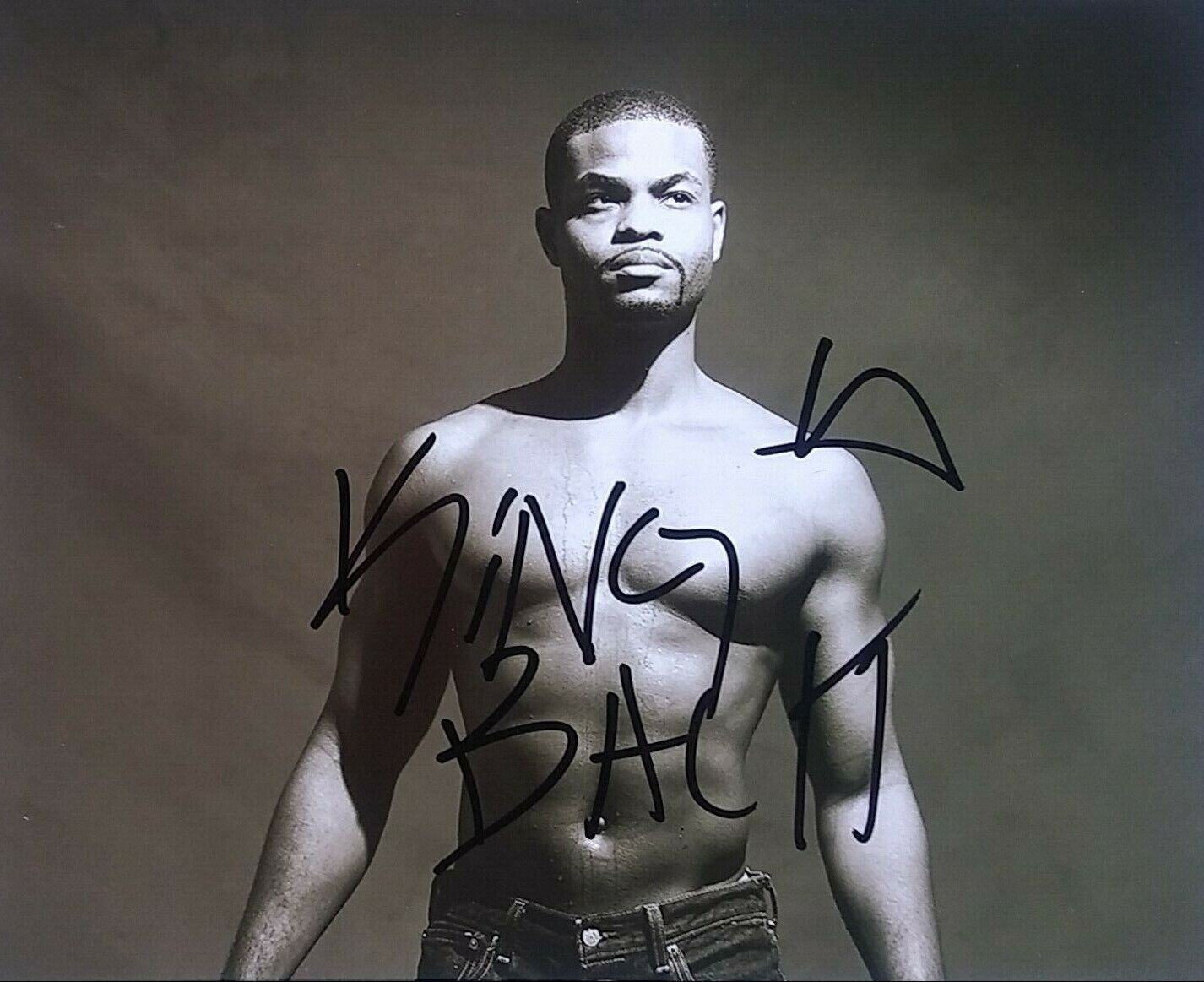 King Bach signed 8 x 10