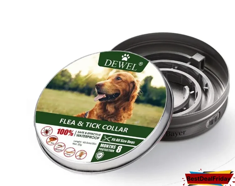 dewel pro guard flea and tick collar for dogs