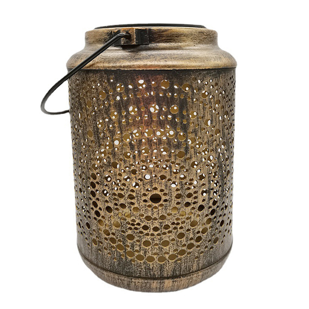 

LED Solar Wrought Iron Dot Projection Light Outdoor Waterproof Hanging Lamp, 501 Original