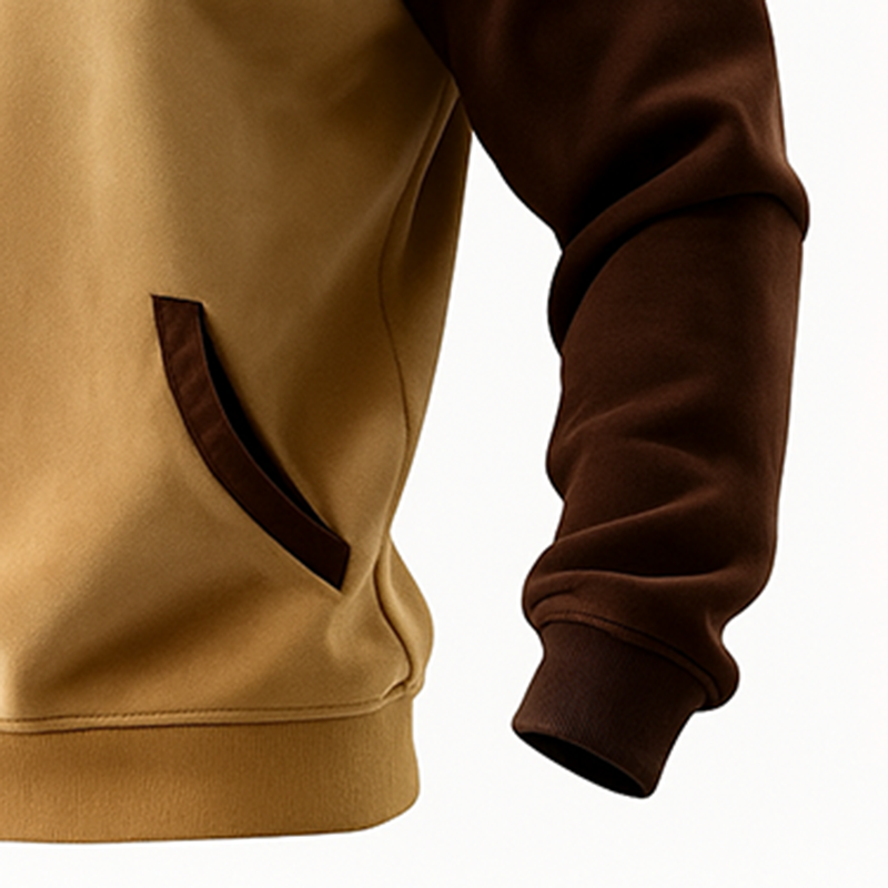 Men's Autumn/Winter New Outdoor Casual Suede Hooded Sweatshirt-inspireuse