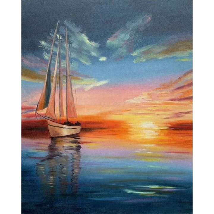 Sailboat - Paint By Numbers(40*50cm)