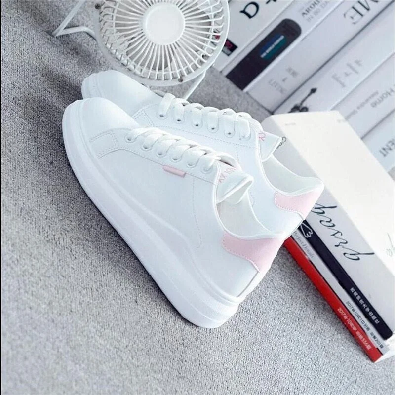 Female Flat Casual Shoes 2021 New Spring Summer Women Vulcanized Shoes Women's Shoes Sneakers White Shoes Woman Zapatillas Mujer