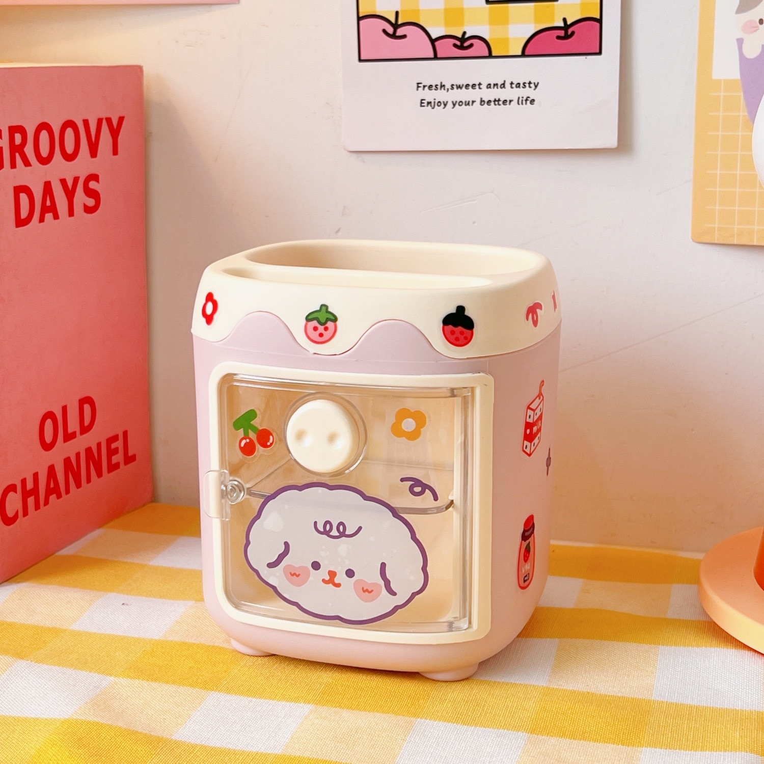 New color of pen holder with high beauty ins cute student stationery storage | 168DEAL