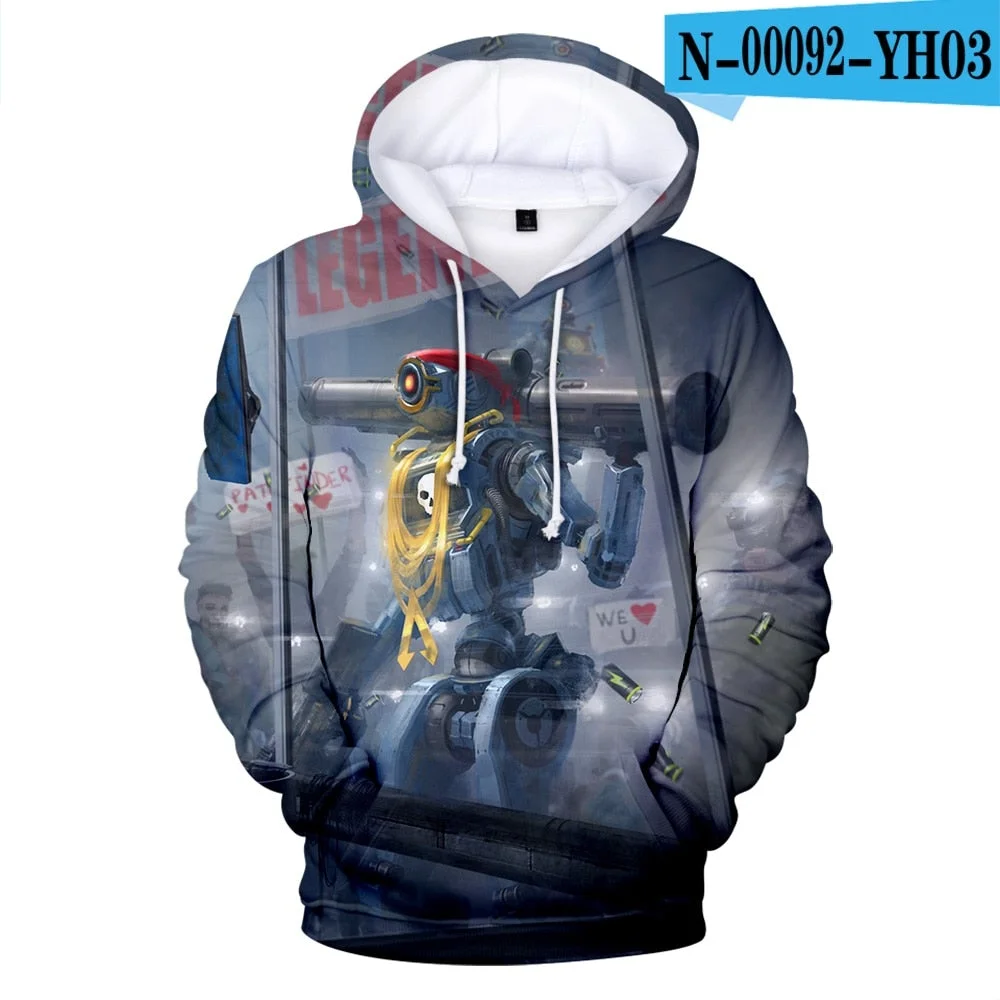 Apex Legends 3D Sweatshirt  Men's  Autumn Long Sleeve