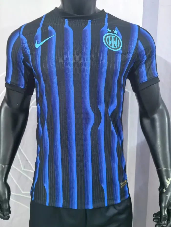 Player 2025-2026 Inter Milan Home Football Jersey (No Ads Version)
