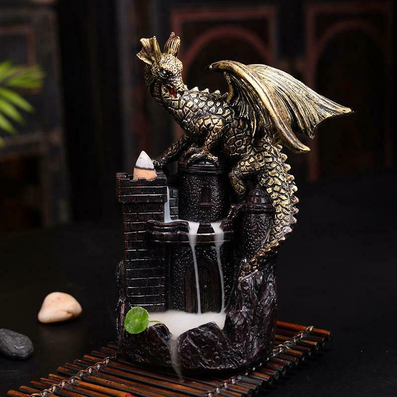Dragon Castle Incense Burner