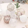 6PCS Christmas Tree 8CM Delicate Hanging Decor Balls