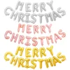 16" Golden Silver Green Red MERRY CHRISTMAS Aluminum Film Balloons Christmas Home Shopping Mall Store Party Decors