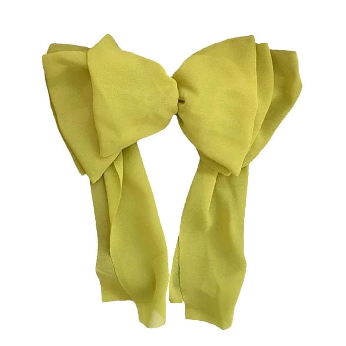 Sweet Chiffon Hair Bow Pin