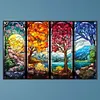 （AB/Square Drills)Four Seasons-Full Diamond Painting 65*40CM