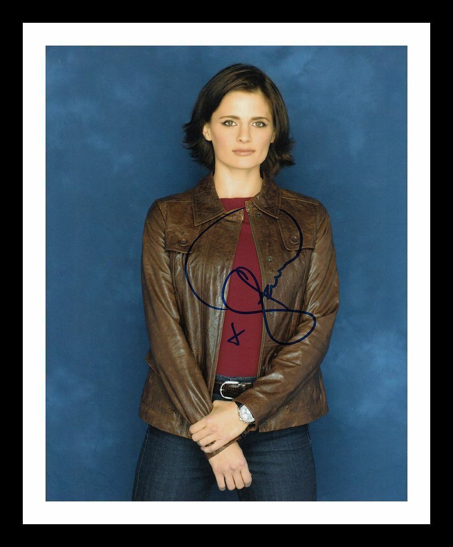 Stana Katic Autograph Signed & Framed Photo Poster painting