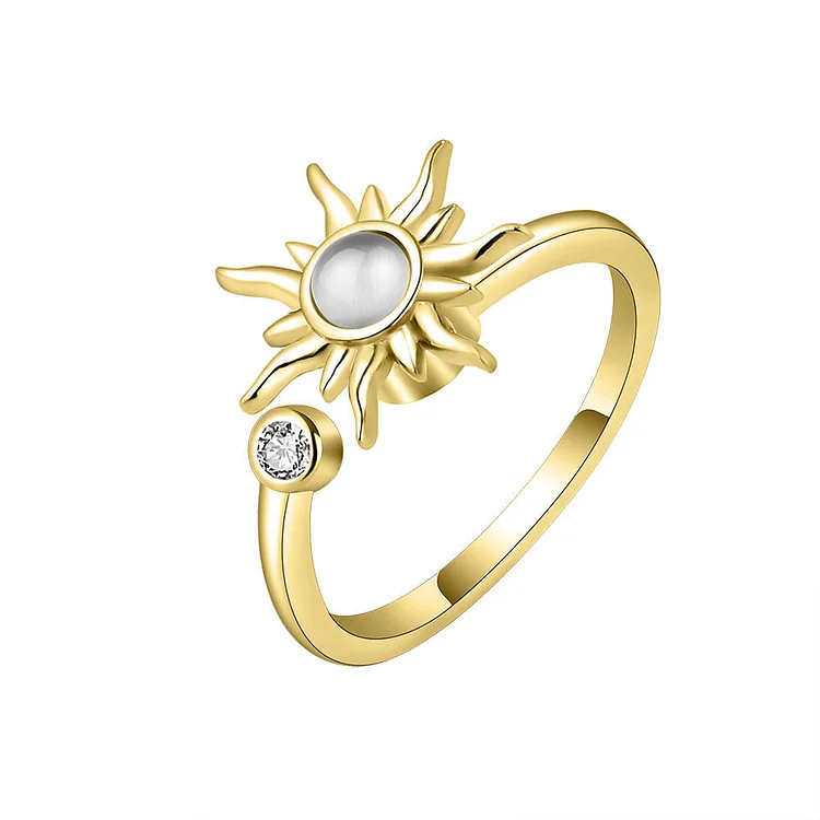 Sunflower Guardian Star Ring