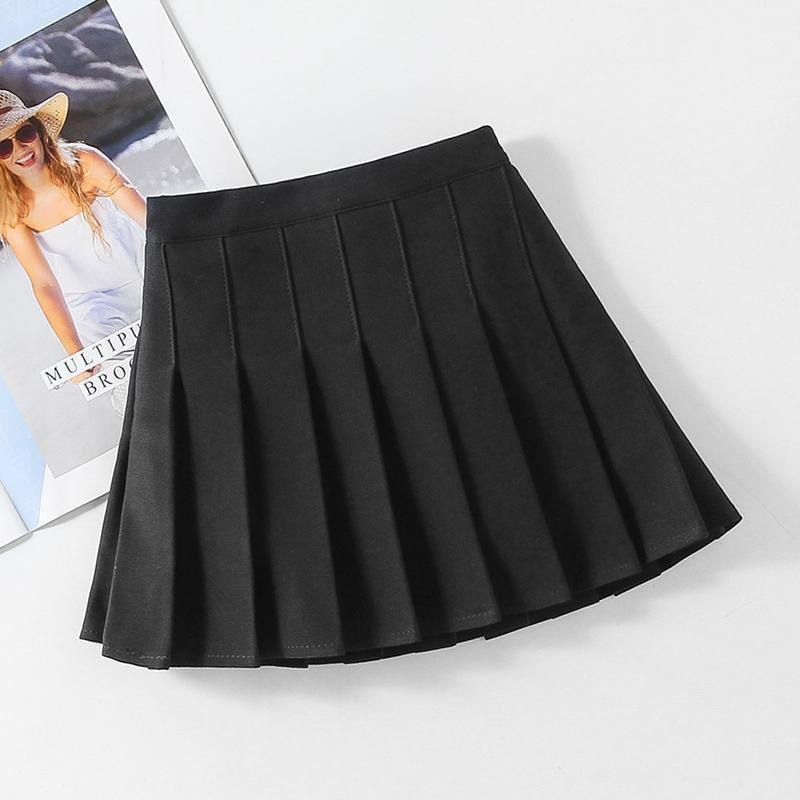 Fashion Baby Girl Pleated Skirt Mom Daughter Uniform Skirt High Waist Family Matching Skirt Clothes Party Dance