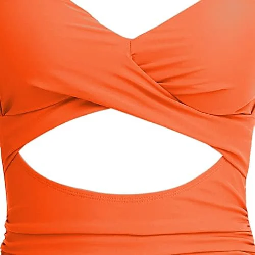 Cutout High Waisted One Piece Swimsuits