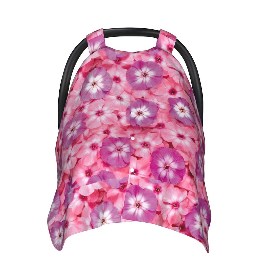 Pink Flower Car Seat Covers for Newborns Nursing Cover Up for New Mom
