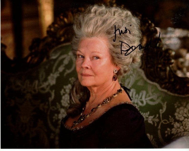 Judi dench signed autographed pride & prejudice lady catherine de bourgh Photo Poster painting