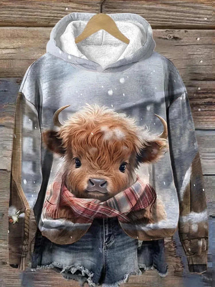 Highland discount cow hoodie