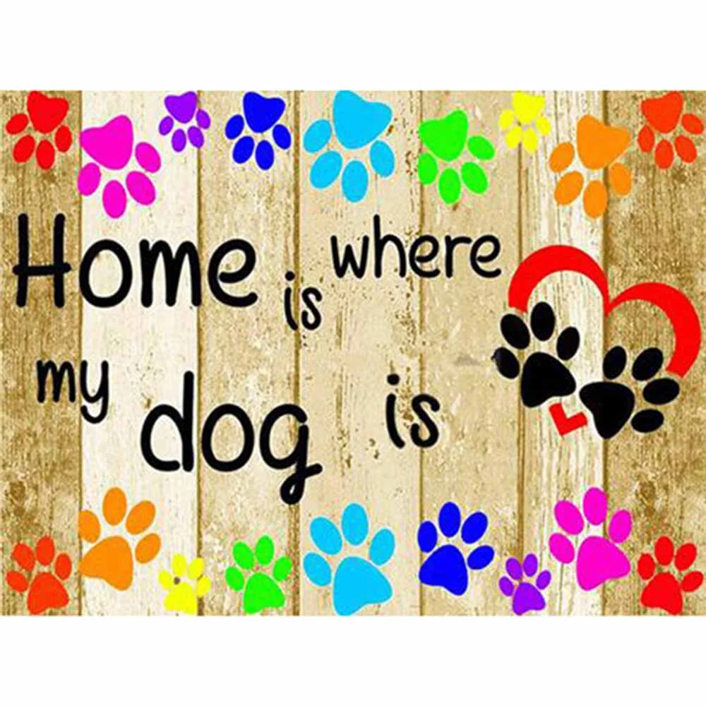 Diamond Painting - Full Round/Square Drill - Sweet Home(30*40 - 50*60cm)