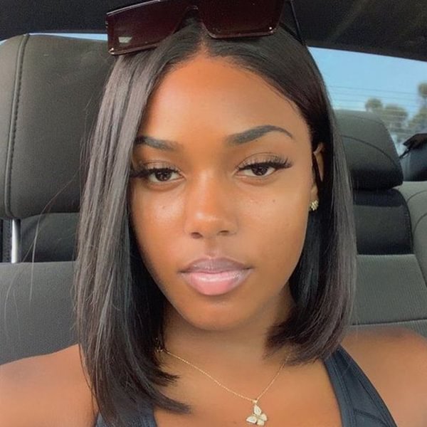 "Daphne" Transparent Whole Bleached Lace Front Wig