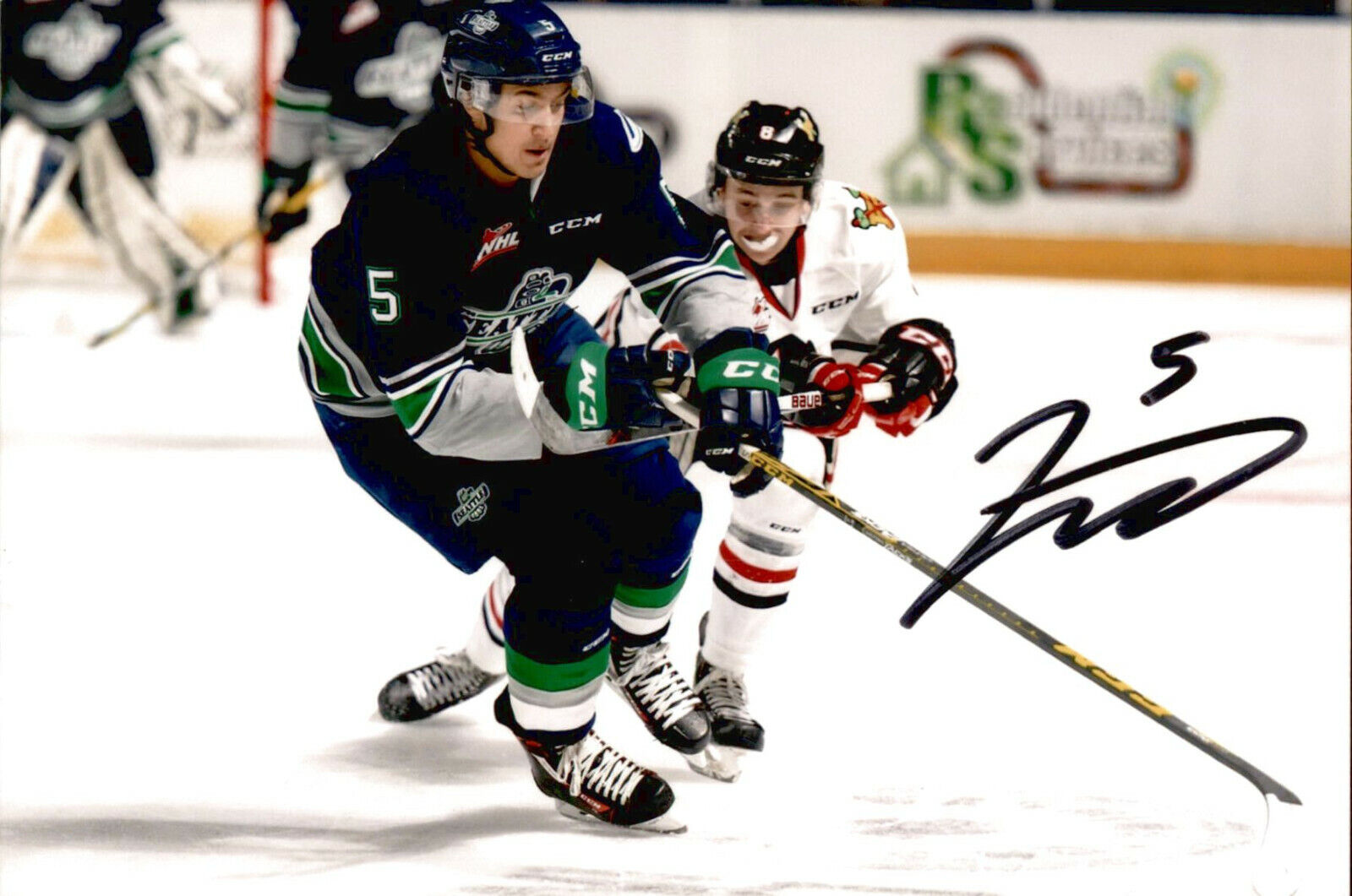 Jarret Tyszka SIGNED auto 4x6 Photo Poster painting MONTREAL CANADIENS / SEATTLE THUNDERBIRDS #2