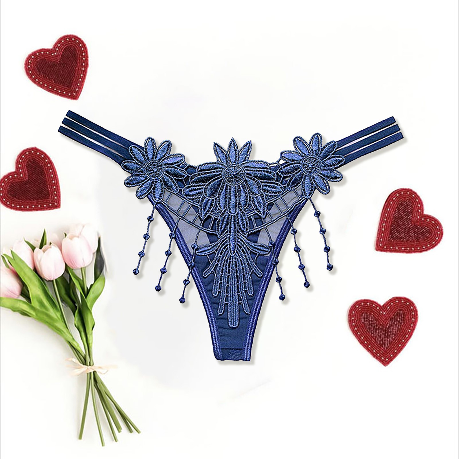 Women’S Transparent Seamless Underwear Embroidery Sexy No Show Panties Briefs Soft Stretch Bikini Underwears Lane Swim