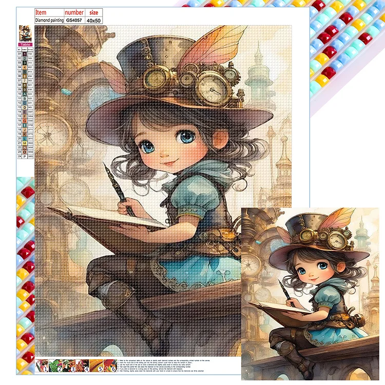 Elf Ear Girl - Full Square Drill Diamond Painting - 40*50CM(Canvas)